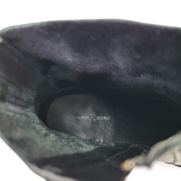 Treasure & Bond | Black Genuine Leather Boots Womens 7 - Picture 10 of 10
